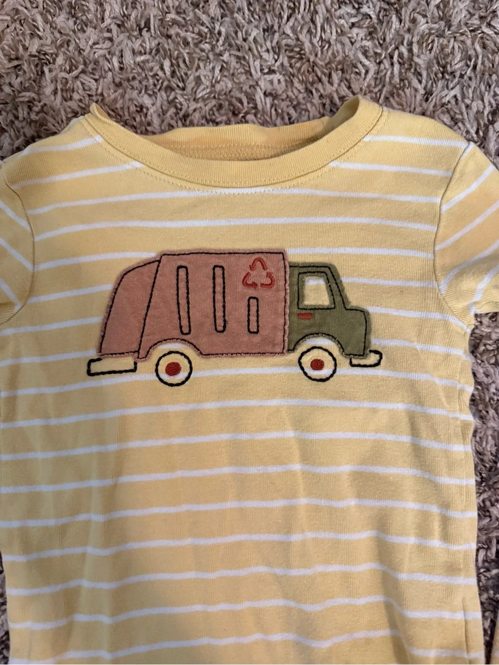 3T Carter’s Unisex “Garbage Truck” Pajama Set